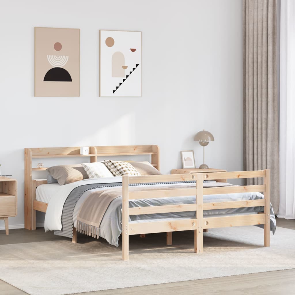 Bedframe with Headboard 150x200cm King Size