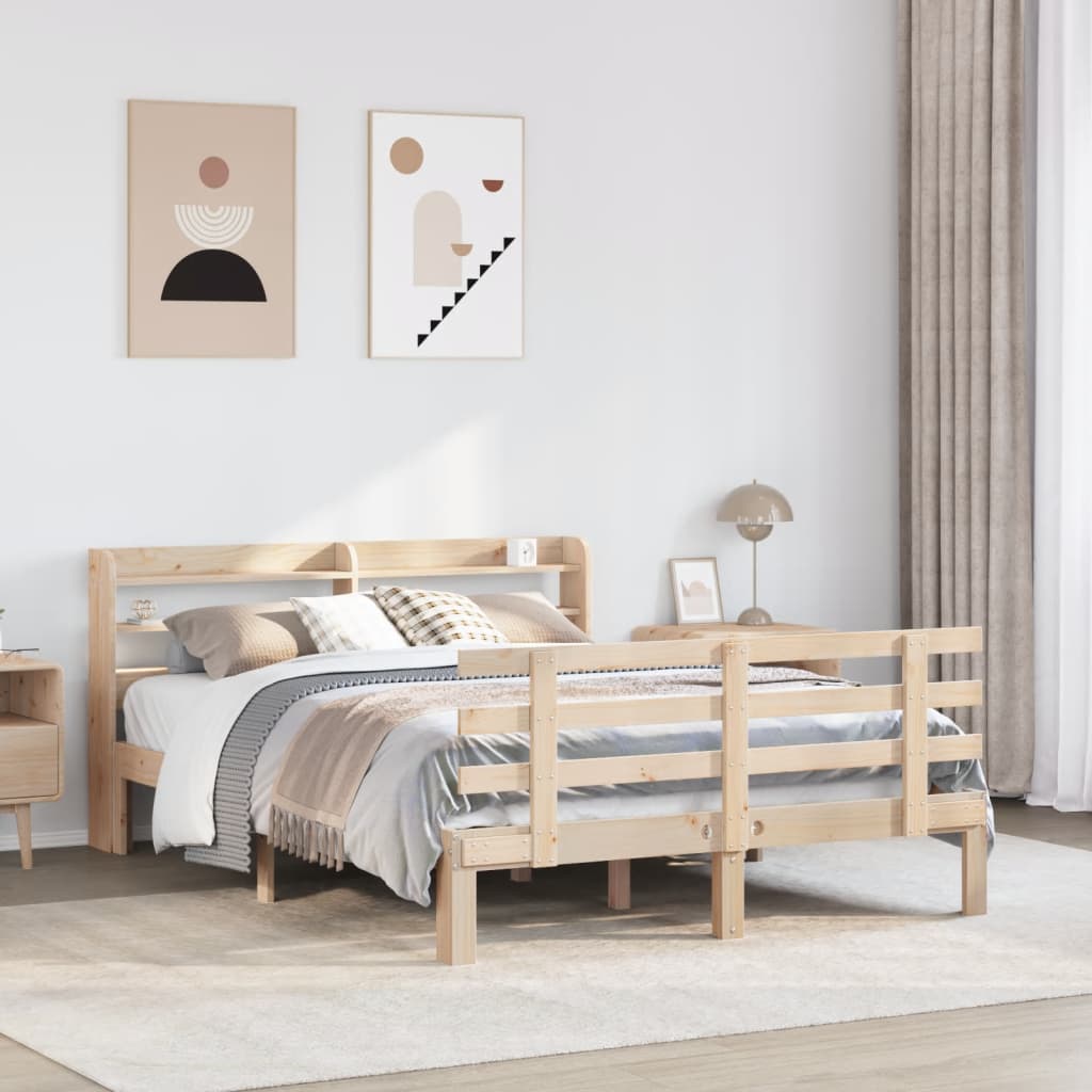 Bedframe with Headboard 150x200cm King Size