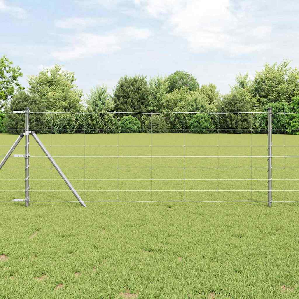 Field Fence 0.8x25 m Galvanised Steel