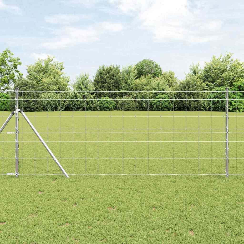 Field Fence 1x50 m Galvanised Steel