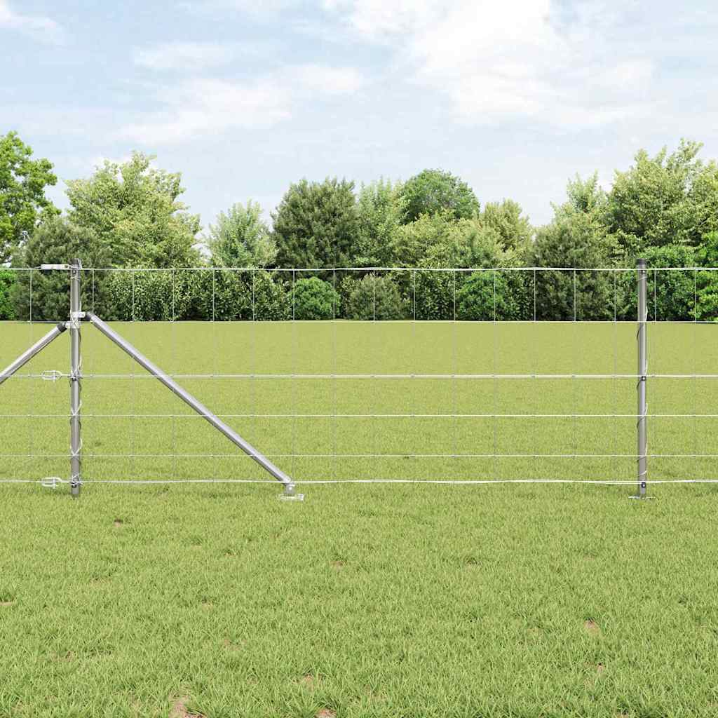Field Fence 0.8x25 m Galvanised Steel