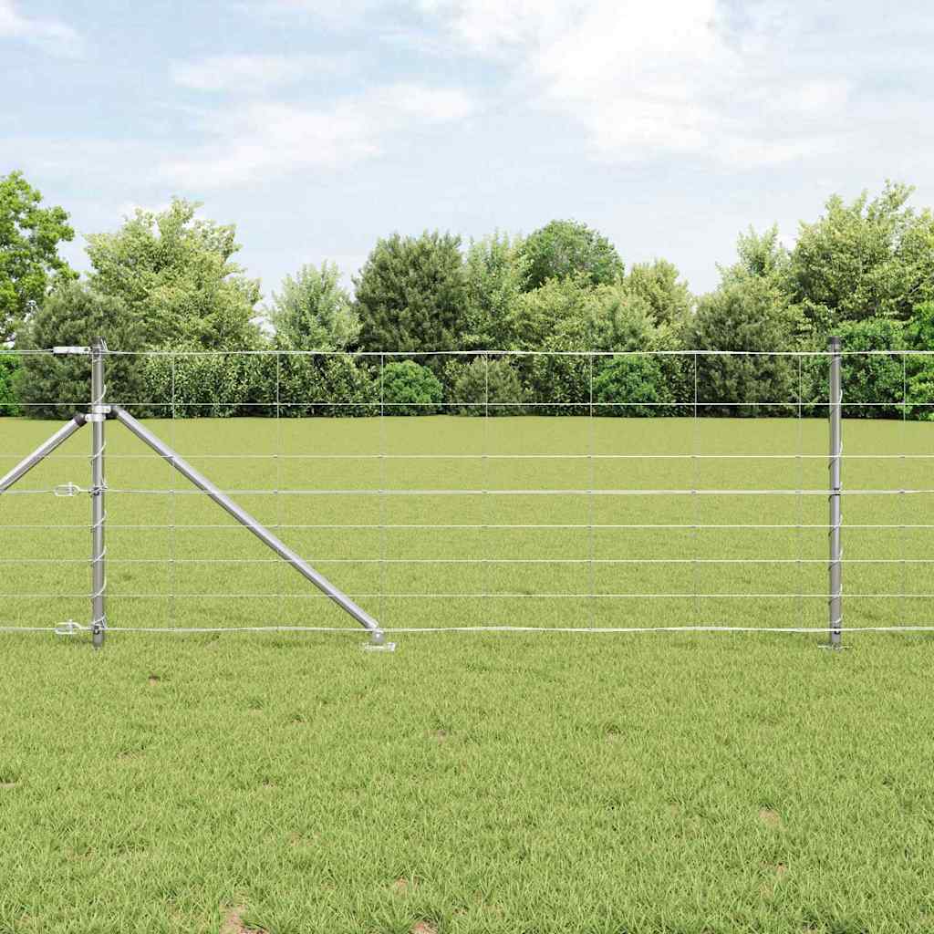 Field Fence 0.8x25 m Galvanised Steel