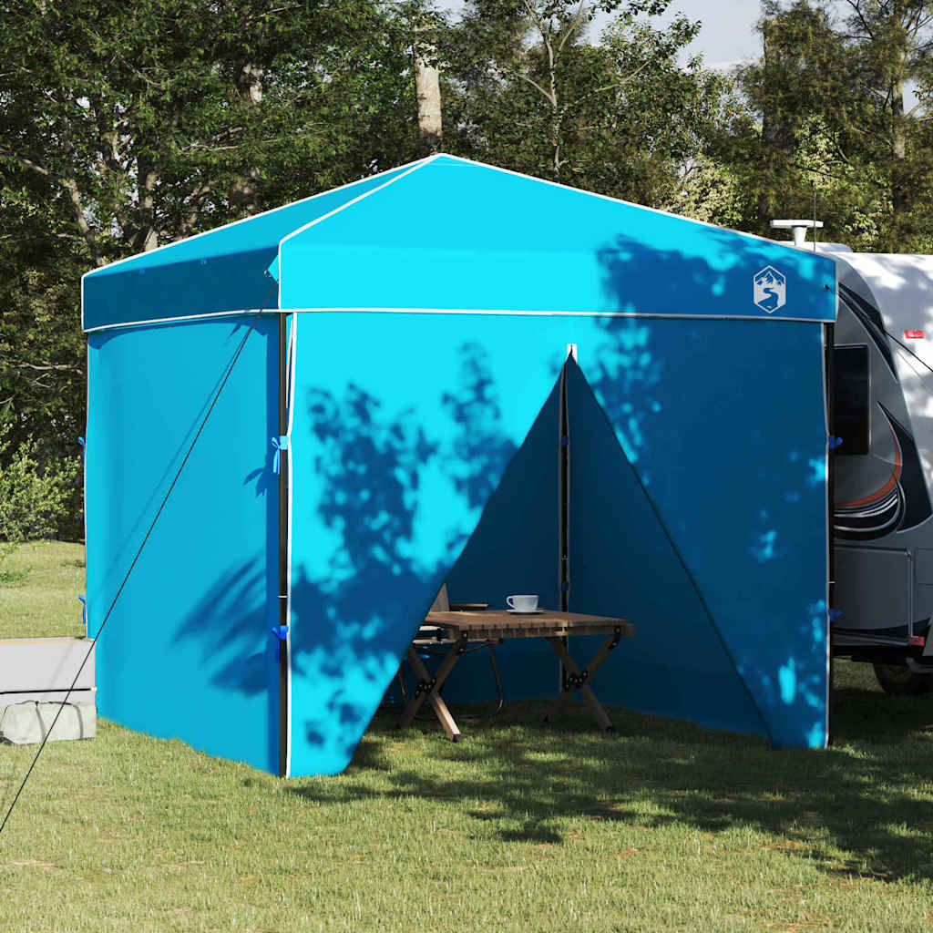HELVALE Canopy Tent Manual 243x243x251 cm Fabric - Blue