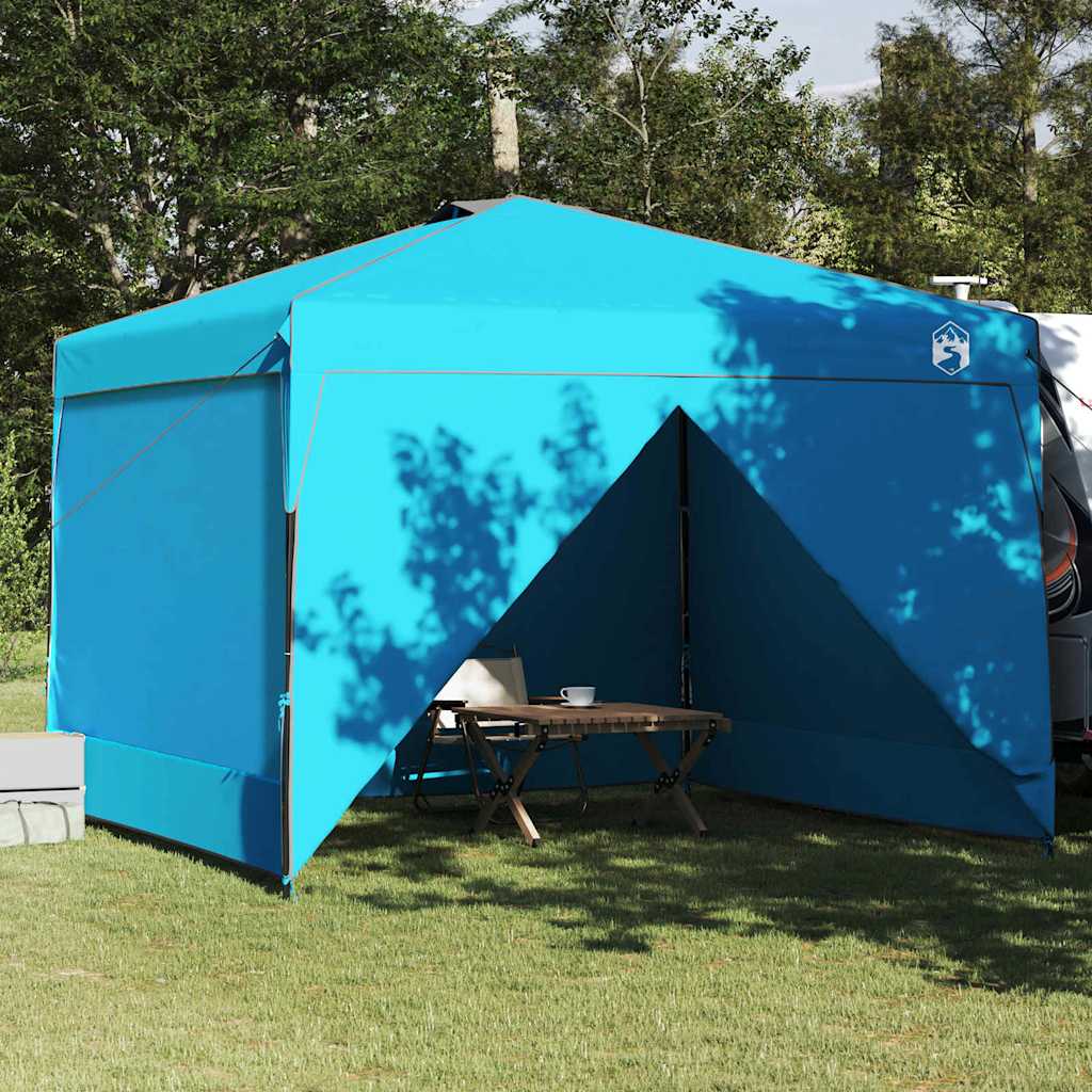HELVALE Canopy Tent Manual 290x290x251 cm Fabric - Blue