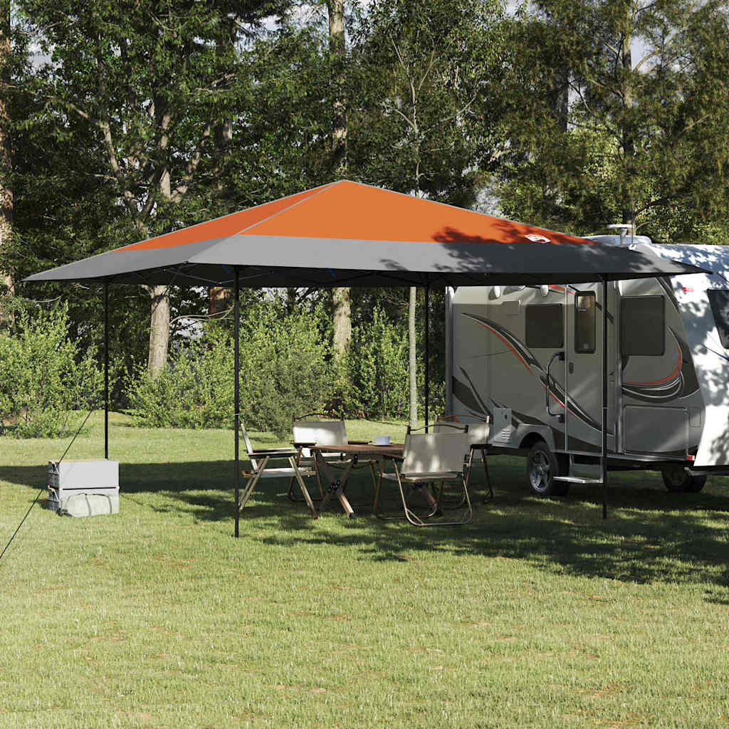 HELVALE Canopy Tent Manual 395x395x251 cm Fabric - Orange