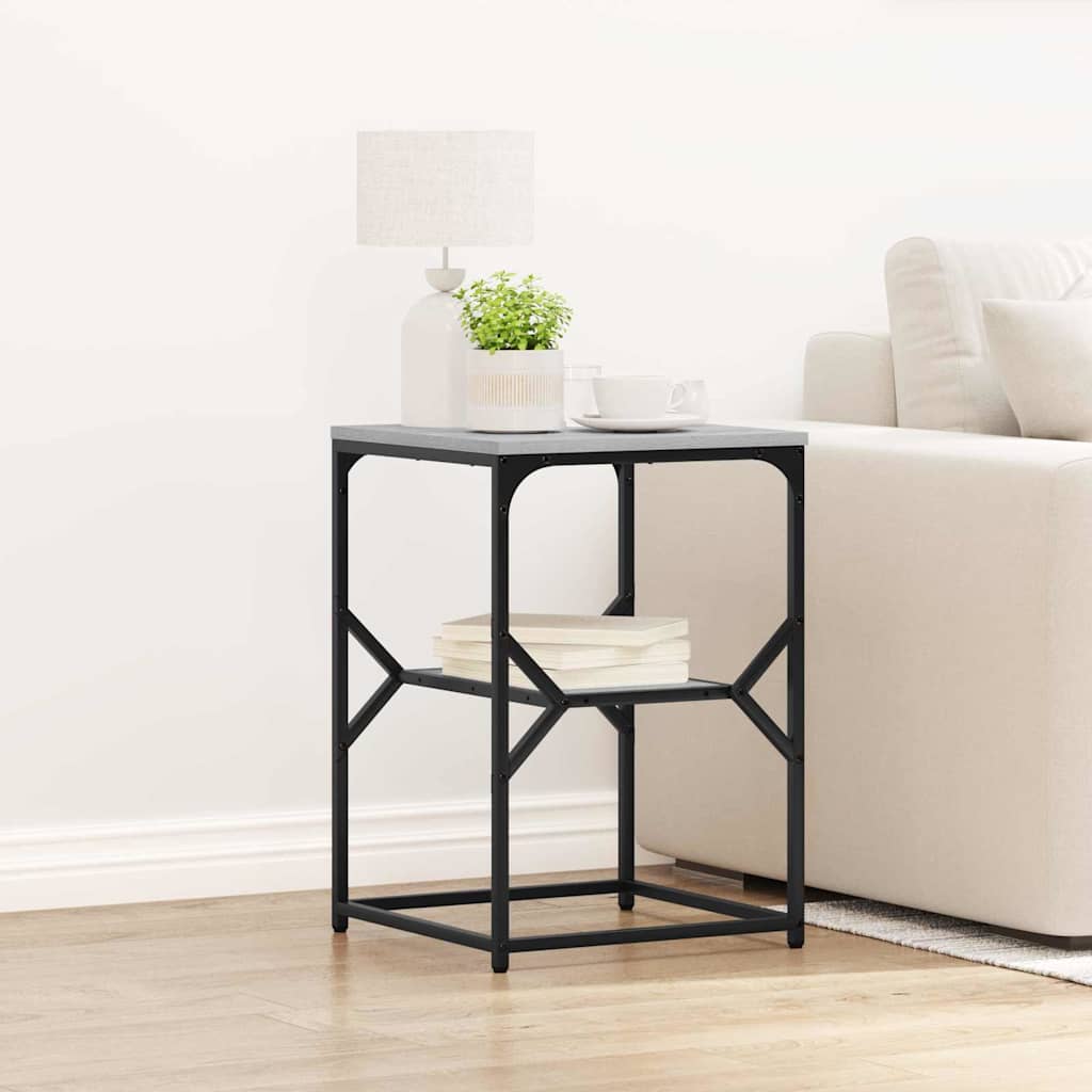 Side Table Grey Sonoma 41x40x60 cm Engineered Wood