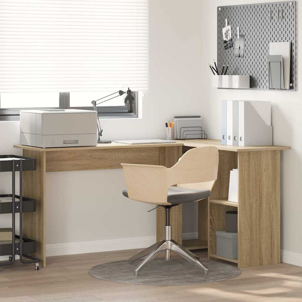 Sonoma Oak Computer Desk Sonoma oak Particle board Standard