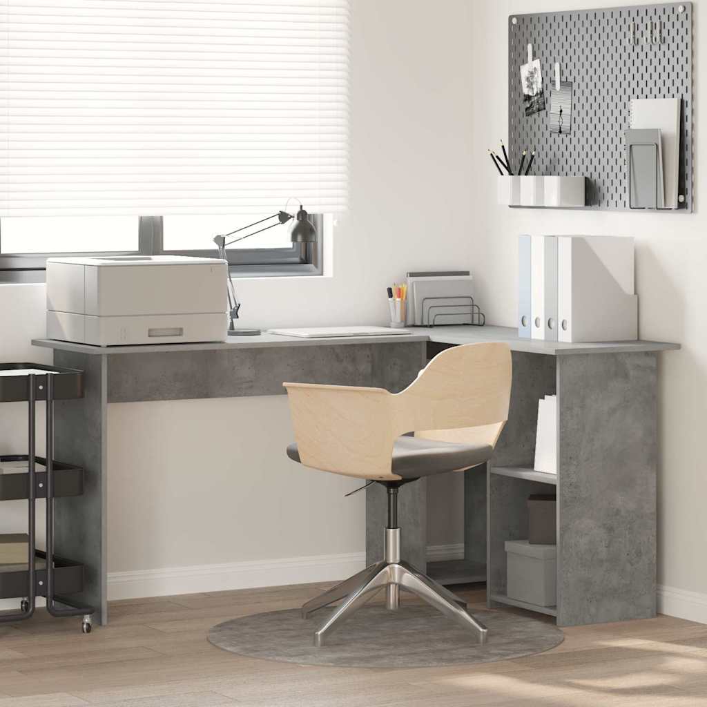 Concrete Grey Computer Desk Concrete grey Particle board