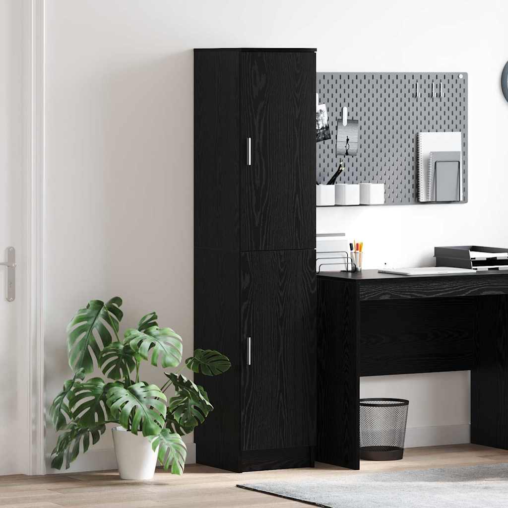 Buffet Cabinet Black oak Engineered wood Medium Buffet Cabinet