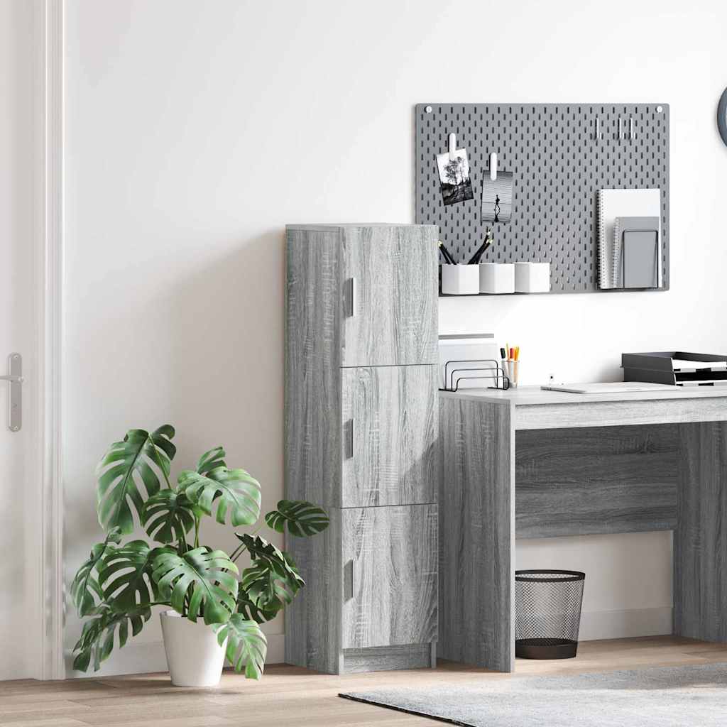 Grey Sideboard Grey sonoma Engineered wood Standard