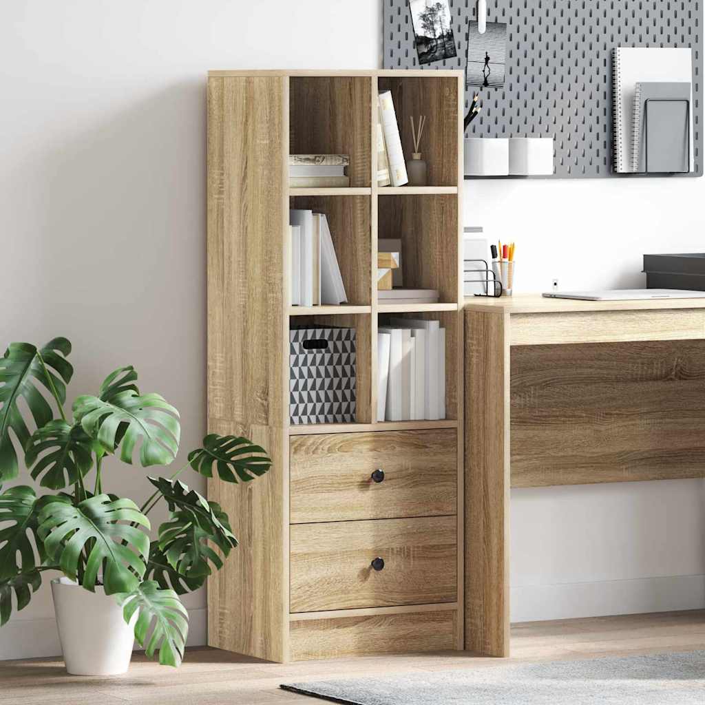 Sonoma Oak Shelving Unit Sonoma Oak MDF Big Shelving Unit