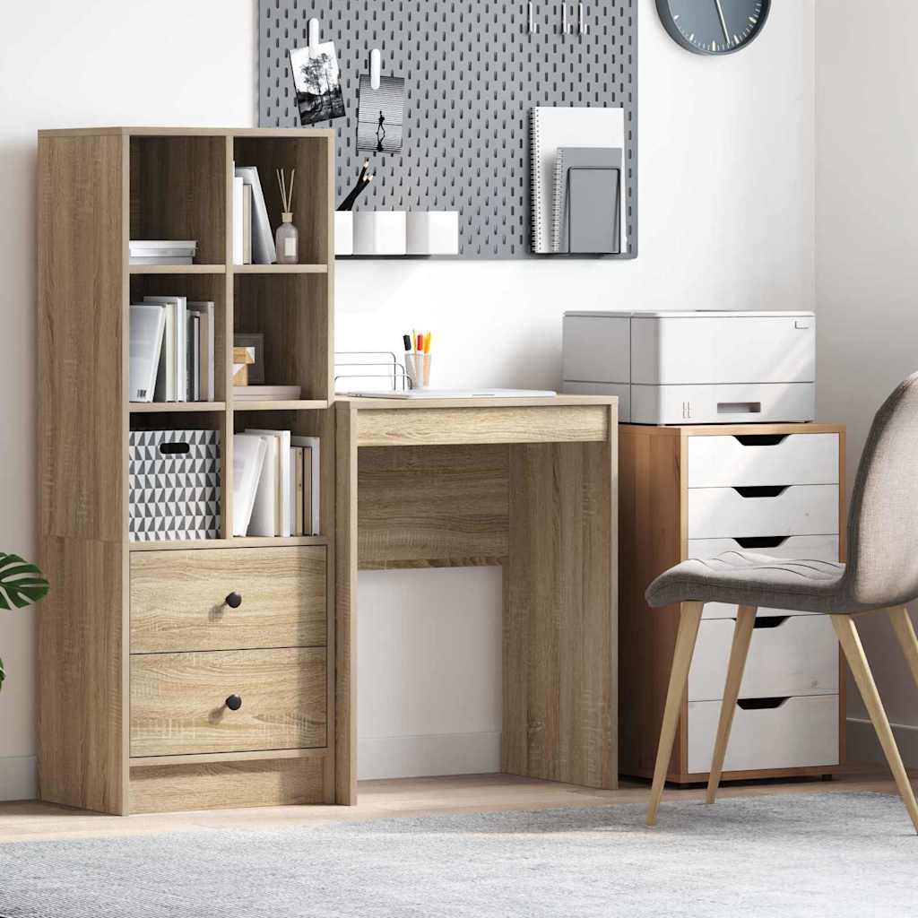 Computer Desk Sonoma oak Engineered wood 60 x 40 x 76 cm