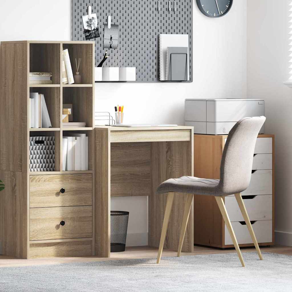 Computer Desk Sonoma oak Particle board 60 x 50 x 76 cm