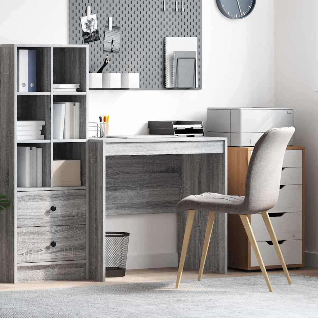 Desk Grey Sonoma 80x50x76 cm Engineered wood