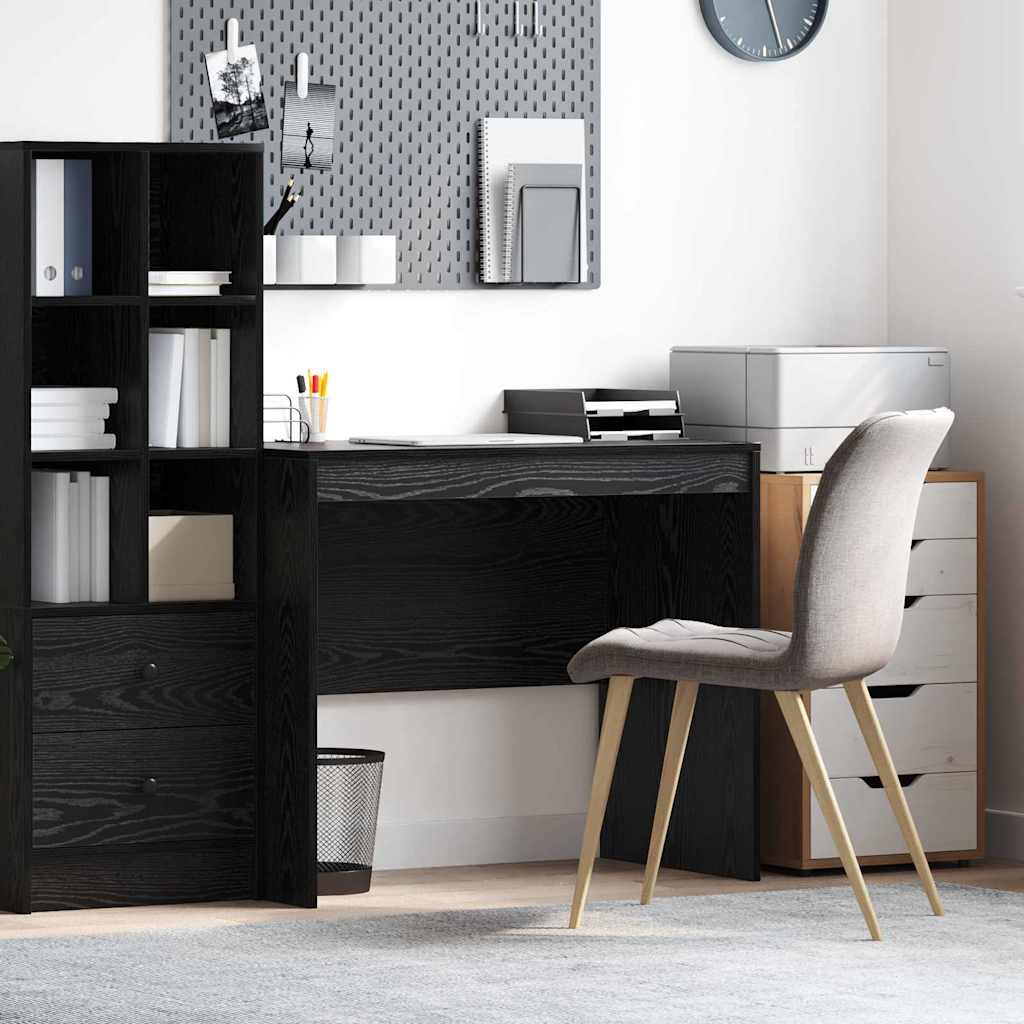 Black Oak Writing Desk Black Oak Particle board 90 x 50 x 76 cm