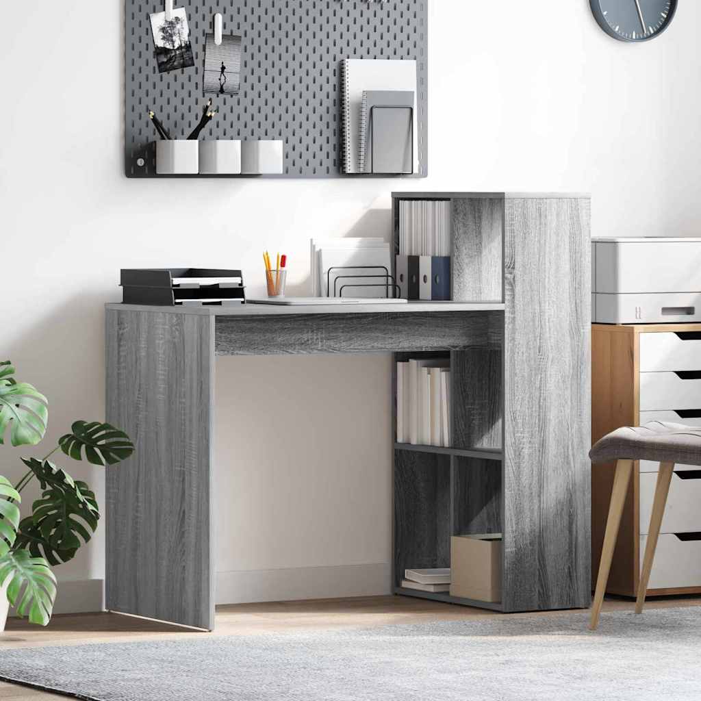 Writing Desk Grey Sonoma Engineered wood, laminate Medium