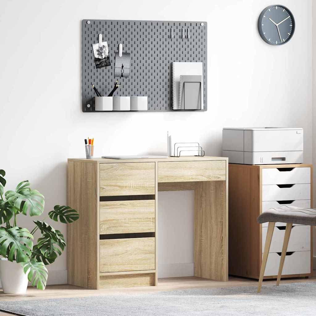 Sonoma Oak Writing Desk Sonoma oak Particle board Medium Storage