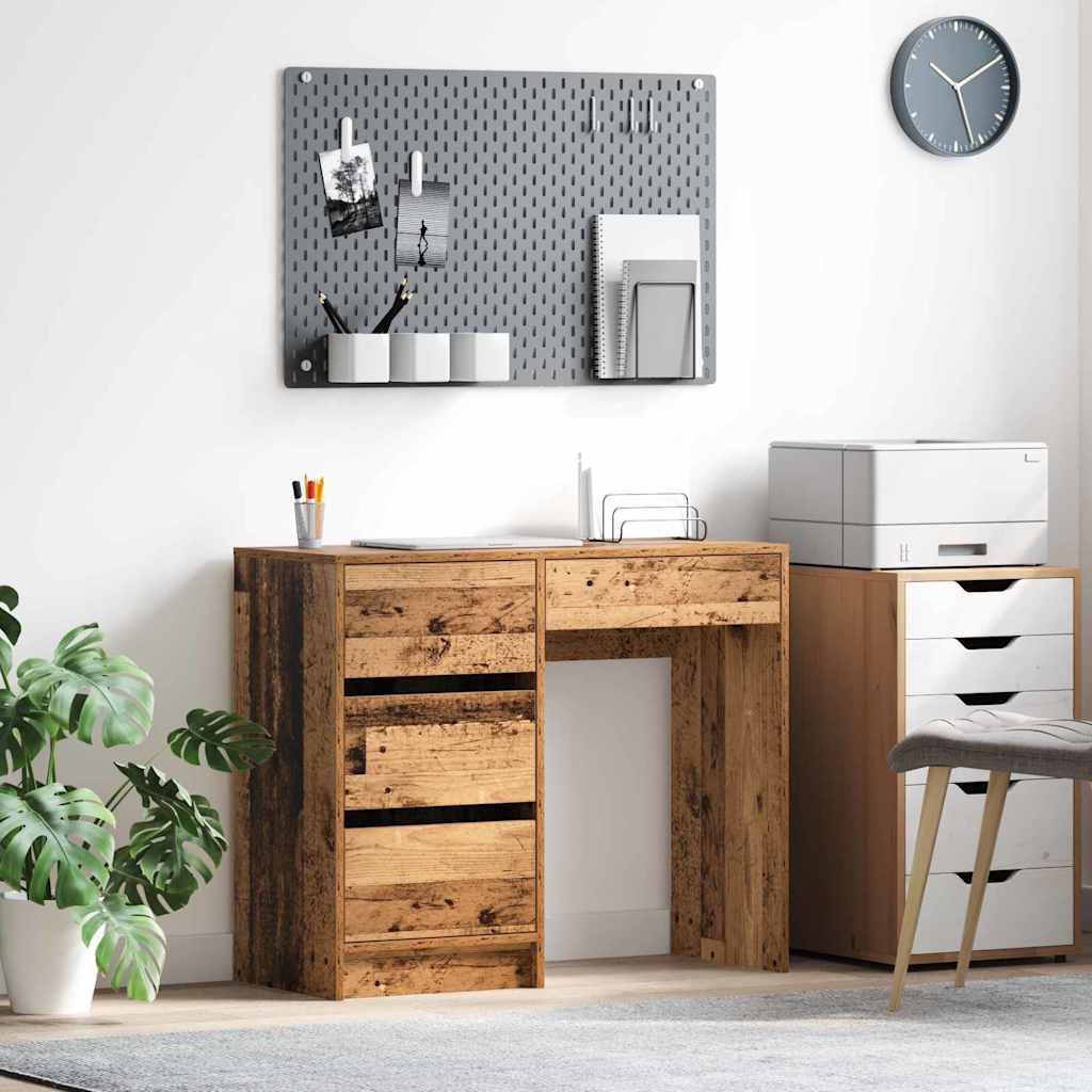 Old Wood Writing Desk Old wood Engineered Wood Medium