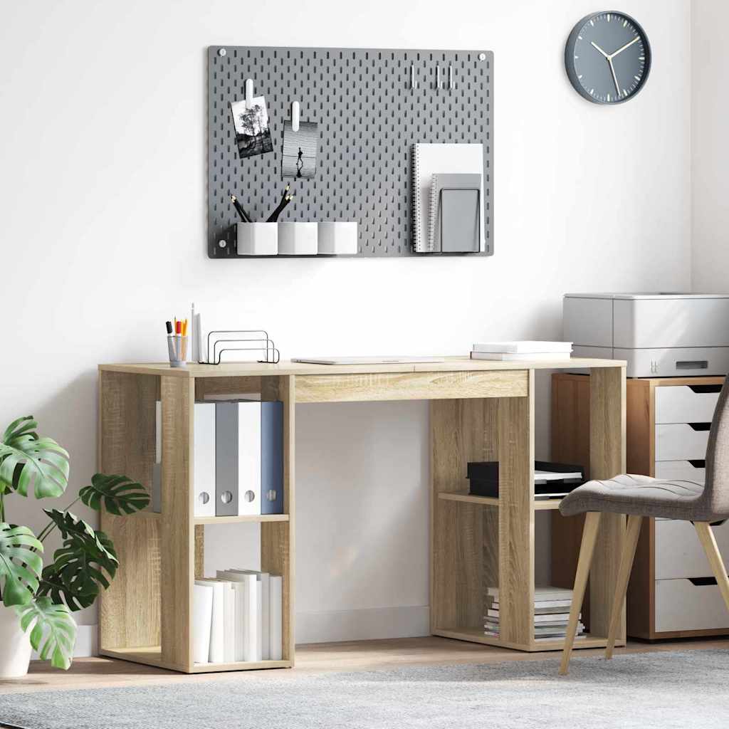 Sonoma Oak Desk Sonoma oak Engineered wood Standard desk size