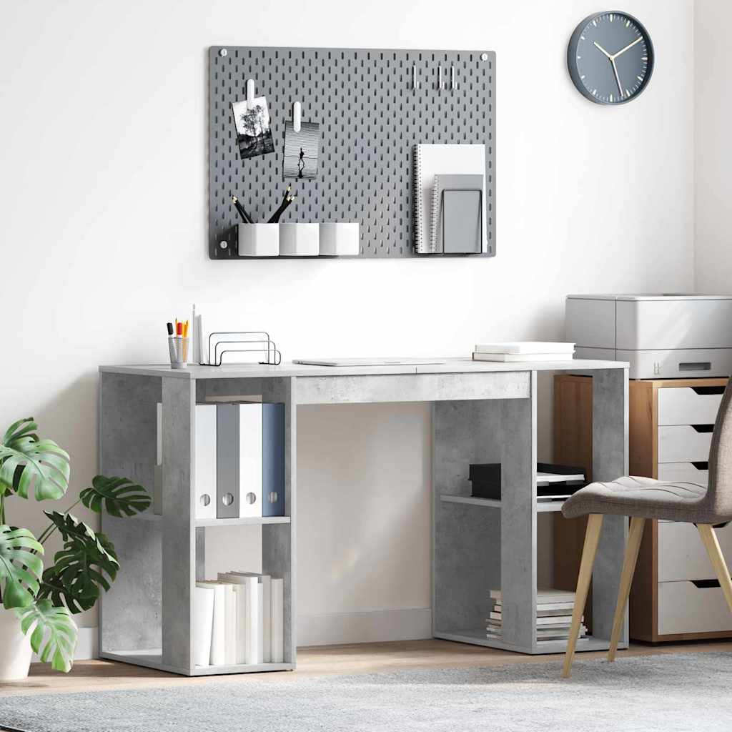 Grey Computer Desk Concrete grey
