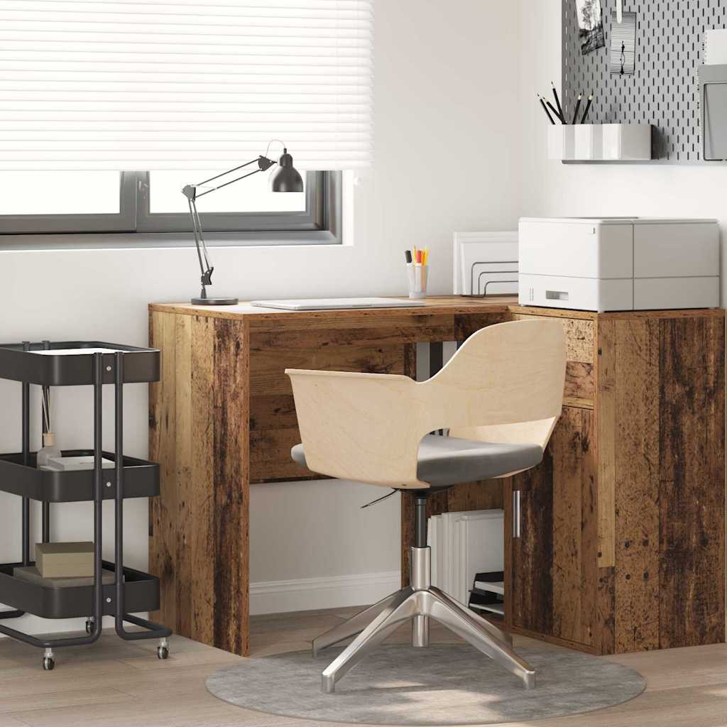 Writing Desk Old wood Engineered wood Small Storage