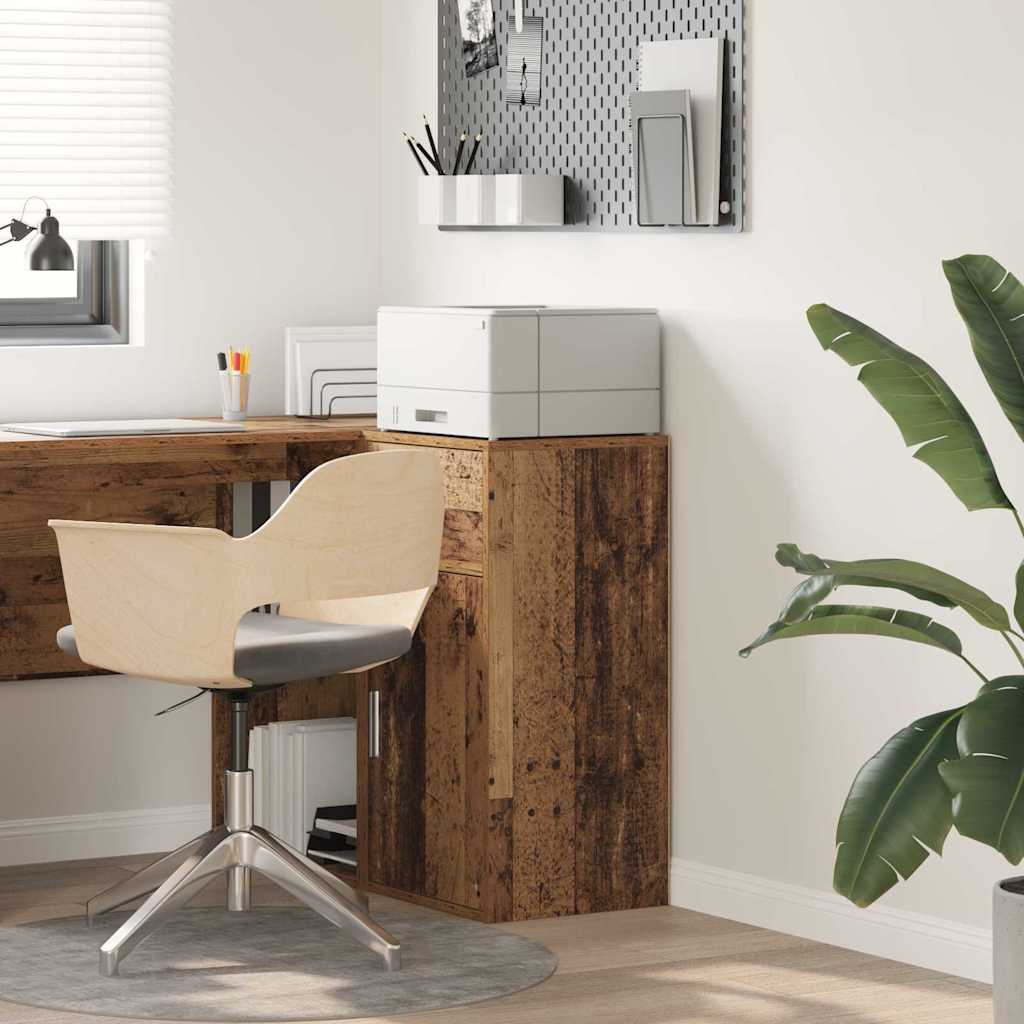 Brown Storage Cabinet Old wood Engineered wood Medium Storage