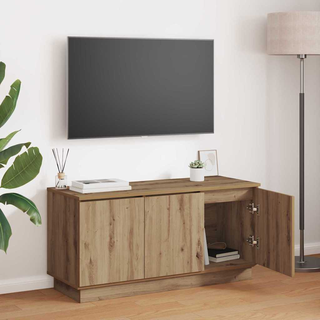 TV Cabinet Artisan Oak 100x38x49 cm Engineered Wood
