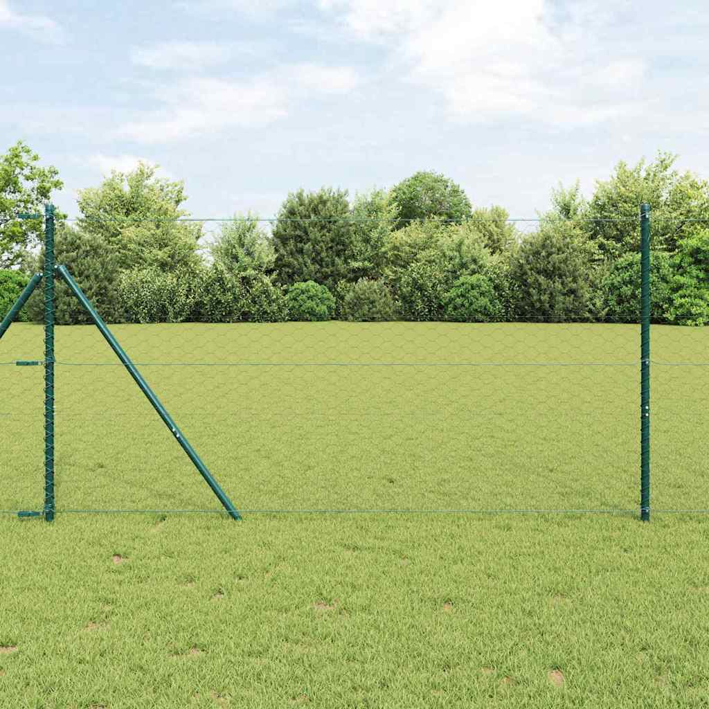 Hexagon Fence Grey 1,4x50 m Steel