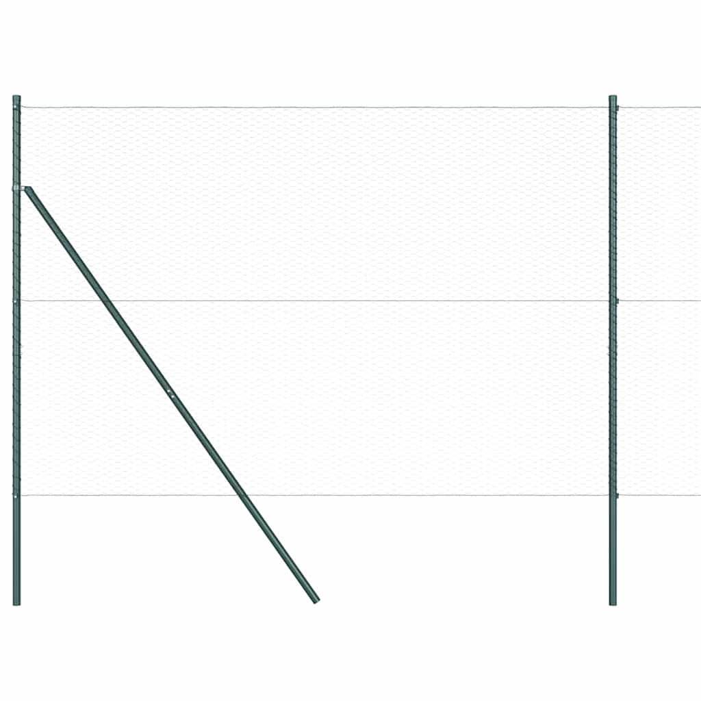 Hexagon Fence Grey 1.6x100 m Steel