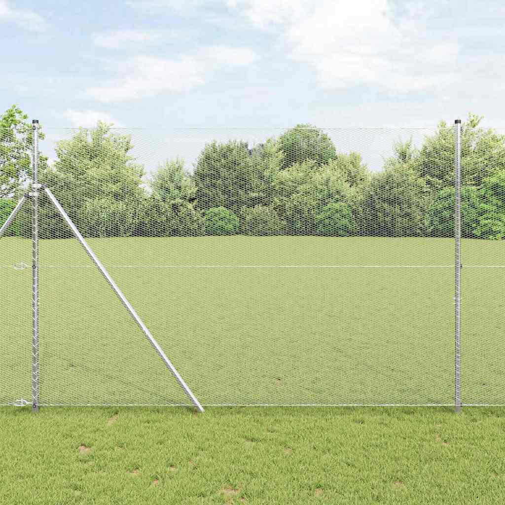 Hexagon Fence 1.5x10 m Galvanised Steel