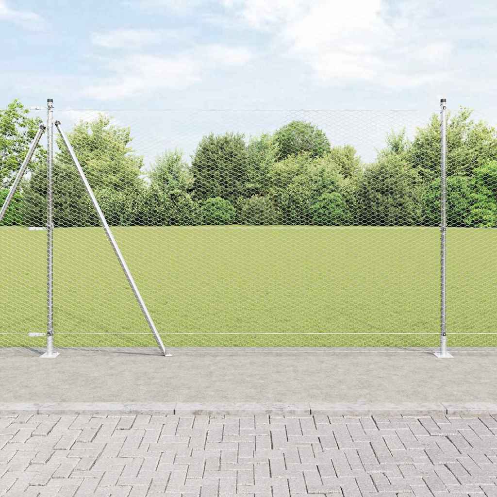 Hexagon Fence 1.5x10 m Galvanised Steel