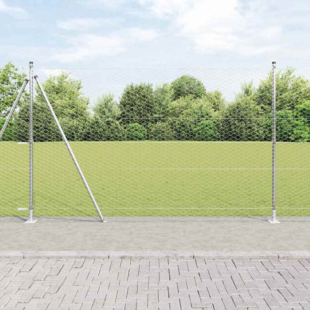 Hexagon Fence 1.5x100 m Galvanised Steel
