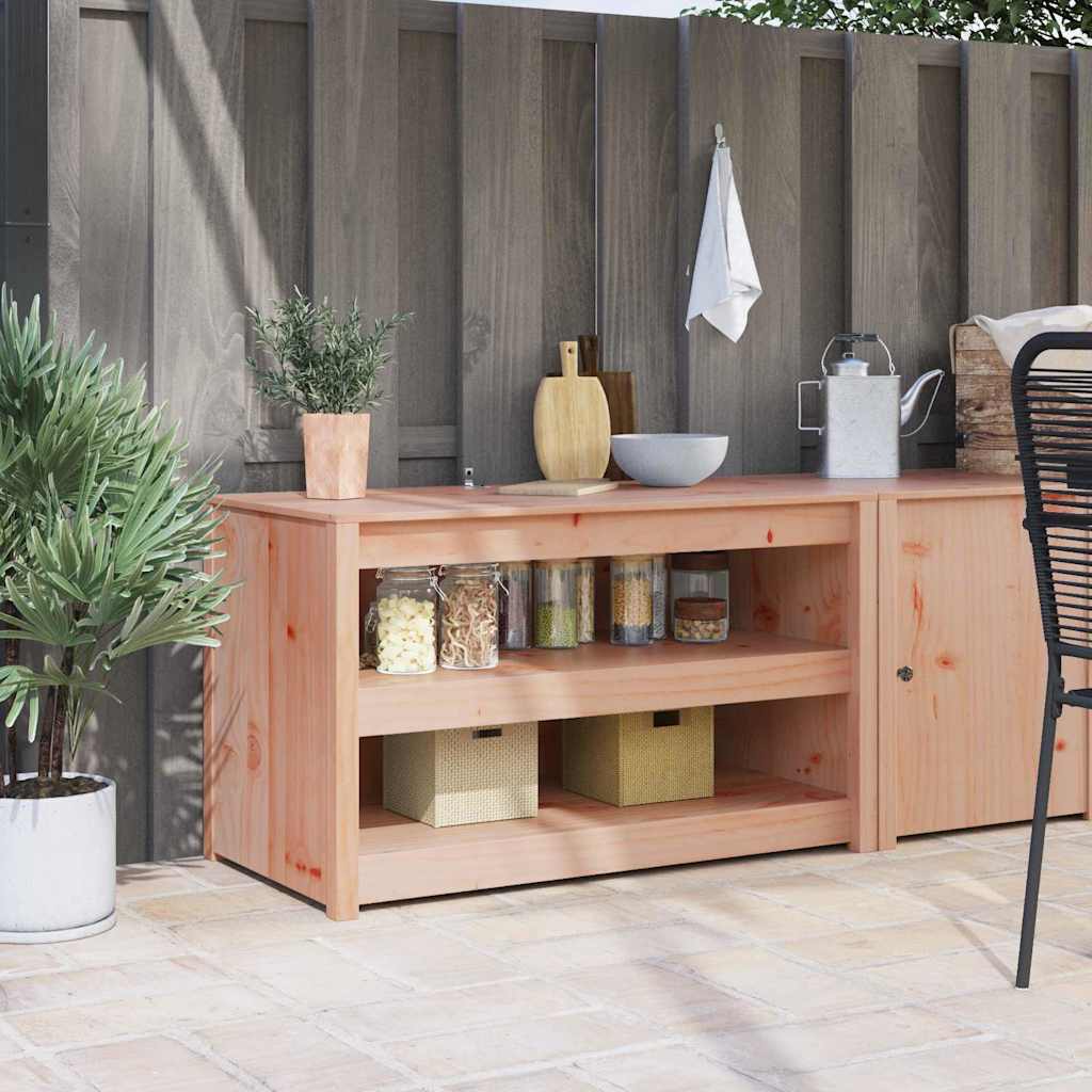 Outdoor Kitchen Cabinet 106x55x64 cm Solid Wood Douglas
