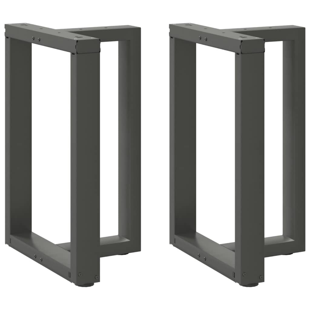 Dining Table Legs T-Shaped 2 pcs Anthracite 60x35x(72-73) cm Steel