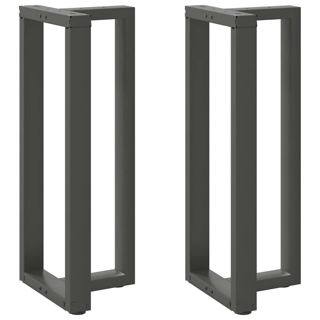Bar Table Legs T-Shaped 2 pcs Anthracite 40x35x(100-101) cm Steel