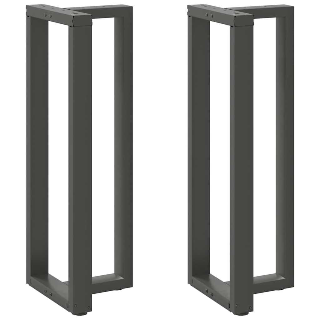 Bar Table Legs T-Shaped 2 pcs Anthracite 50x35x(110-111) cm Steel