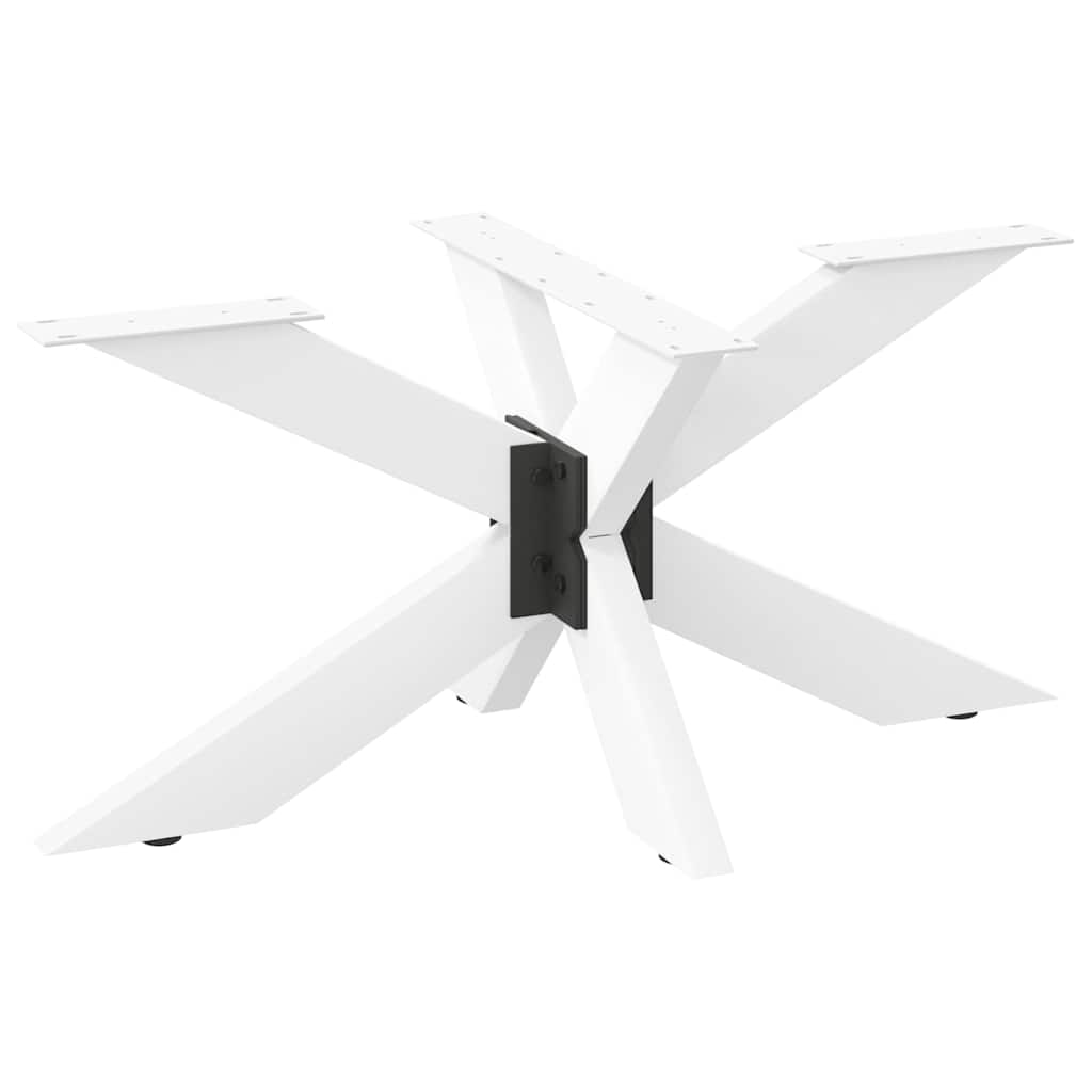 TILUX Coffee Table Leg Spider Shape 98x58x(42-43) cm Steel - White