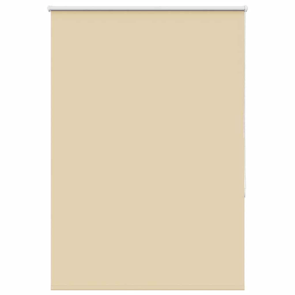Roller Blind Blackout Beige 100x130 cm Fabric Width 95.7 cm Polyester