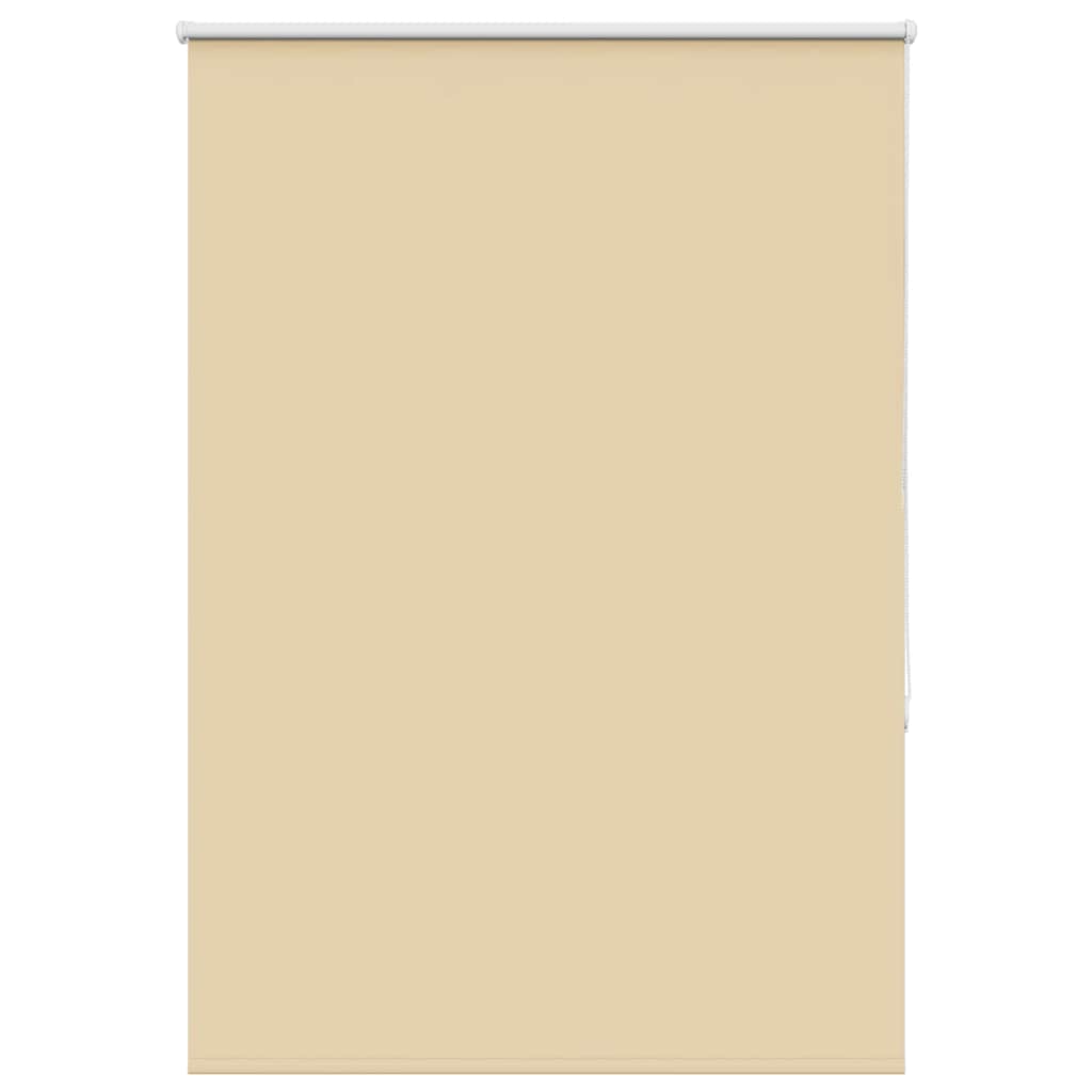 Roller Blind Blackout Beige 90x150 cm Fabric Width 85.7 cm Polyester