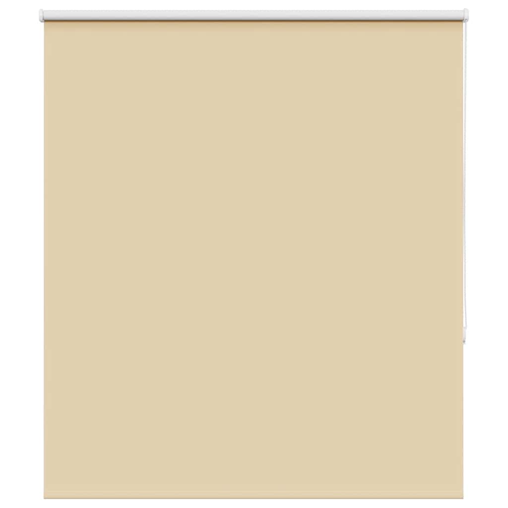 Roller Blind Blackout Beige 125x150 cm Fabric Width 121.6 cm Polyester