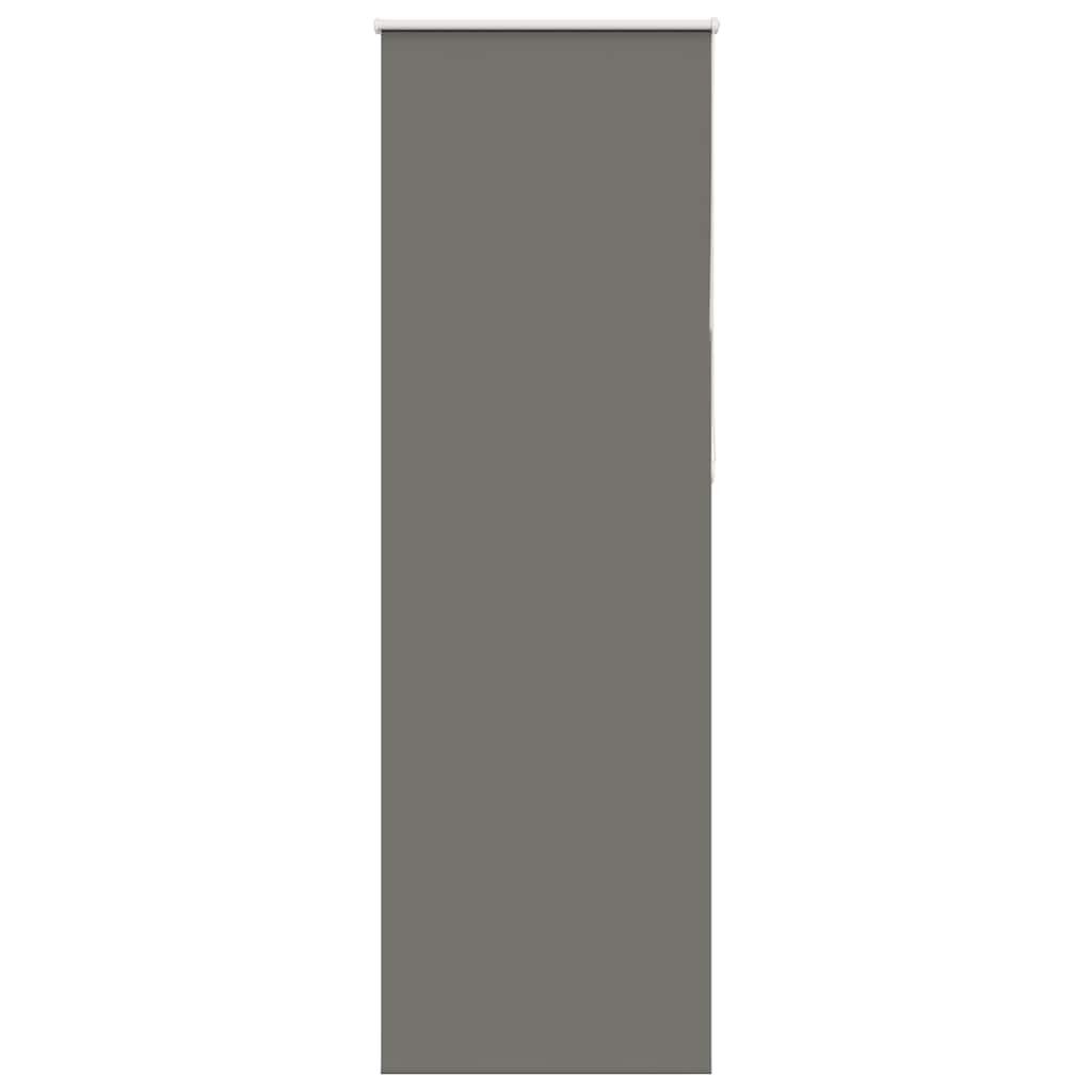Roller Blind Blackout Grey 80x210 cm Fabric Width 75.7 cm Polyester