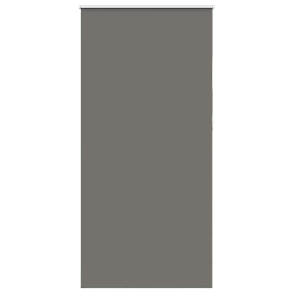 Roller Blind Blackout Grey 110x210 cm Fabric Width 105.7 cm Polyester