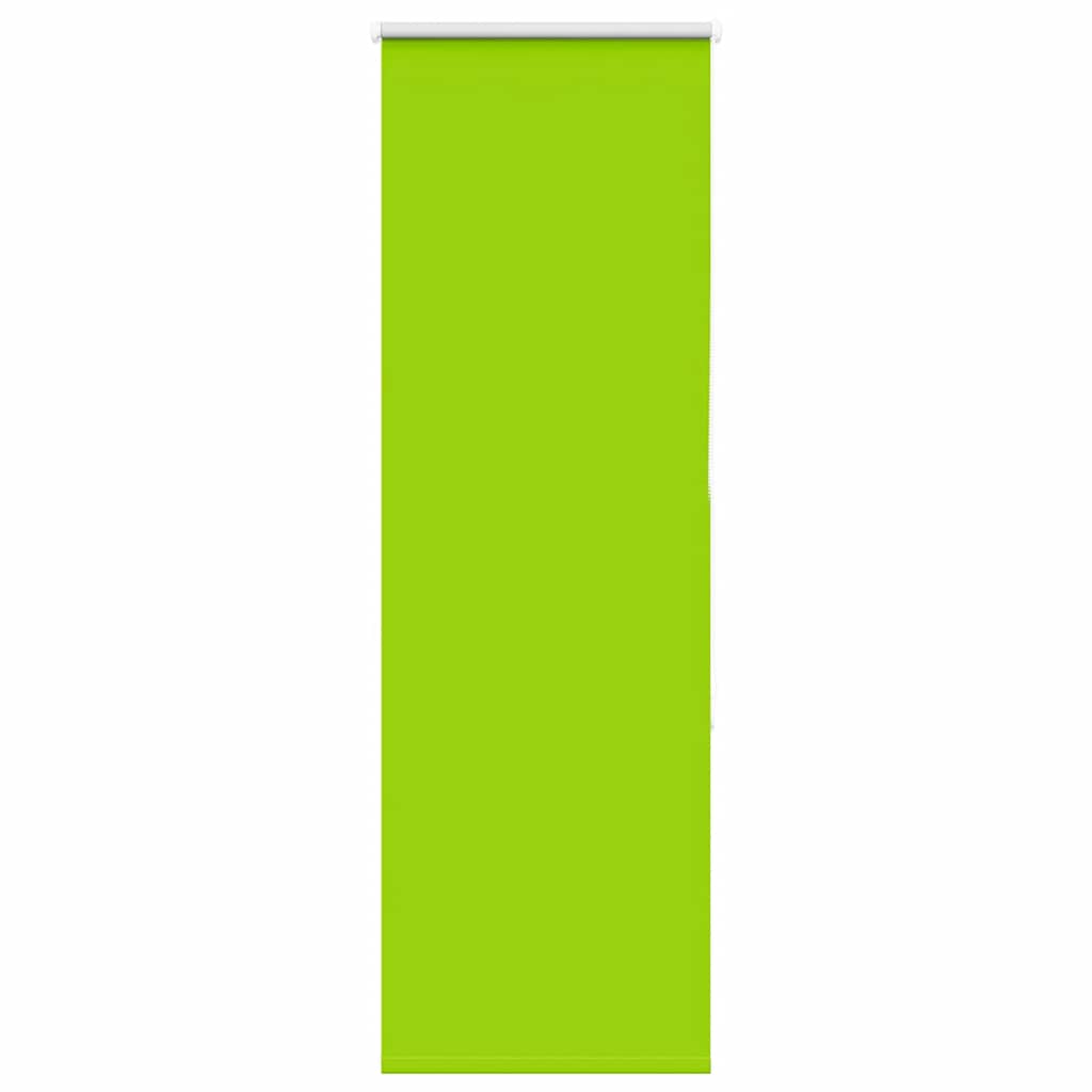Roller Blind Blackout Leaves Green 40x150 cm Fabric Width 35.7 cm Polyester