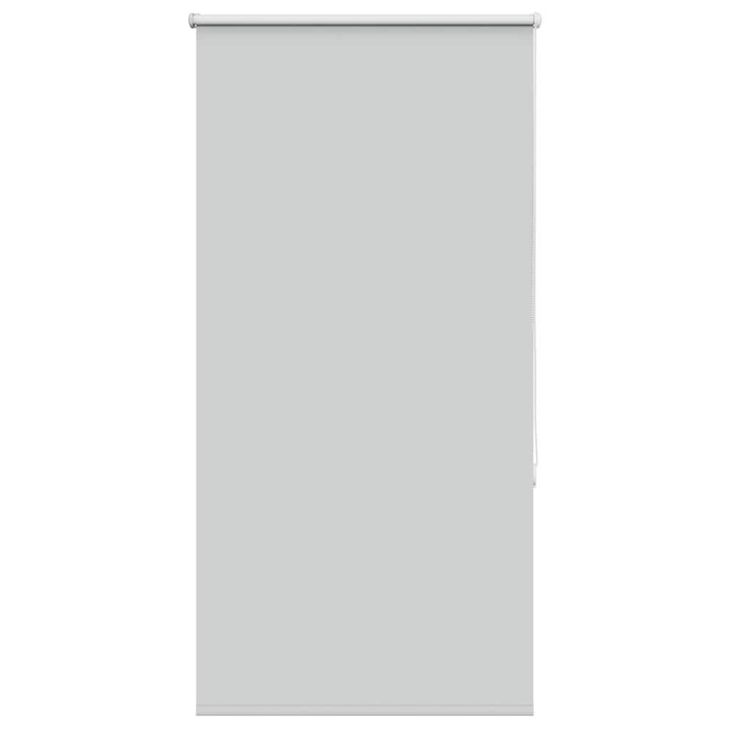 Roller Blind Blackout Light Grey 75x130 cm Fabric Width 70.7 cm Polyester