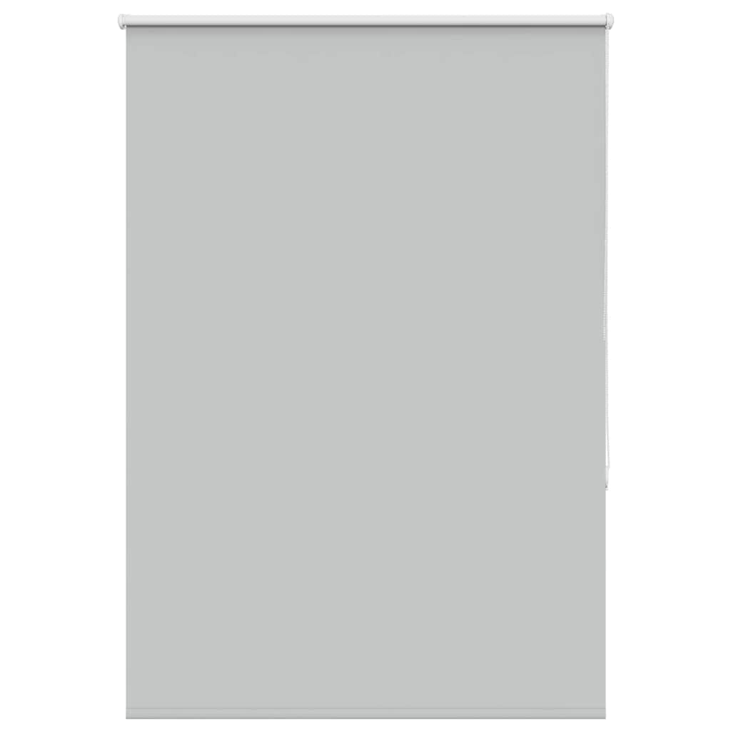 Roller Blind Blackout Light Grey 110x150 cm Fabric Width 105.7 cm Polyester