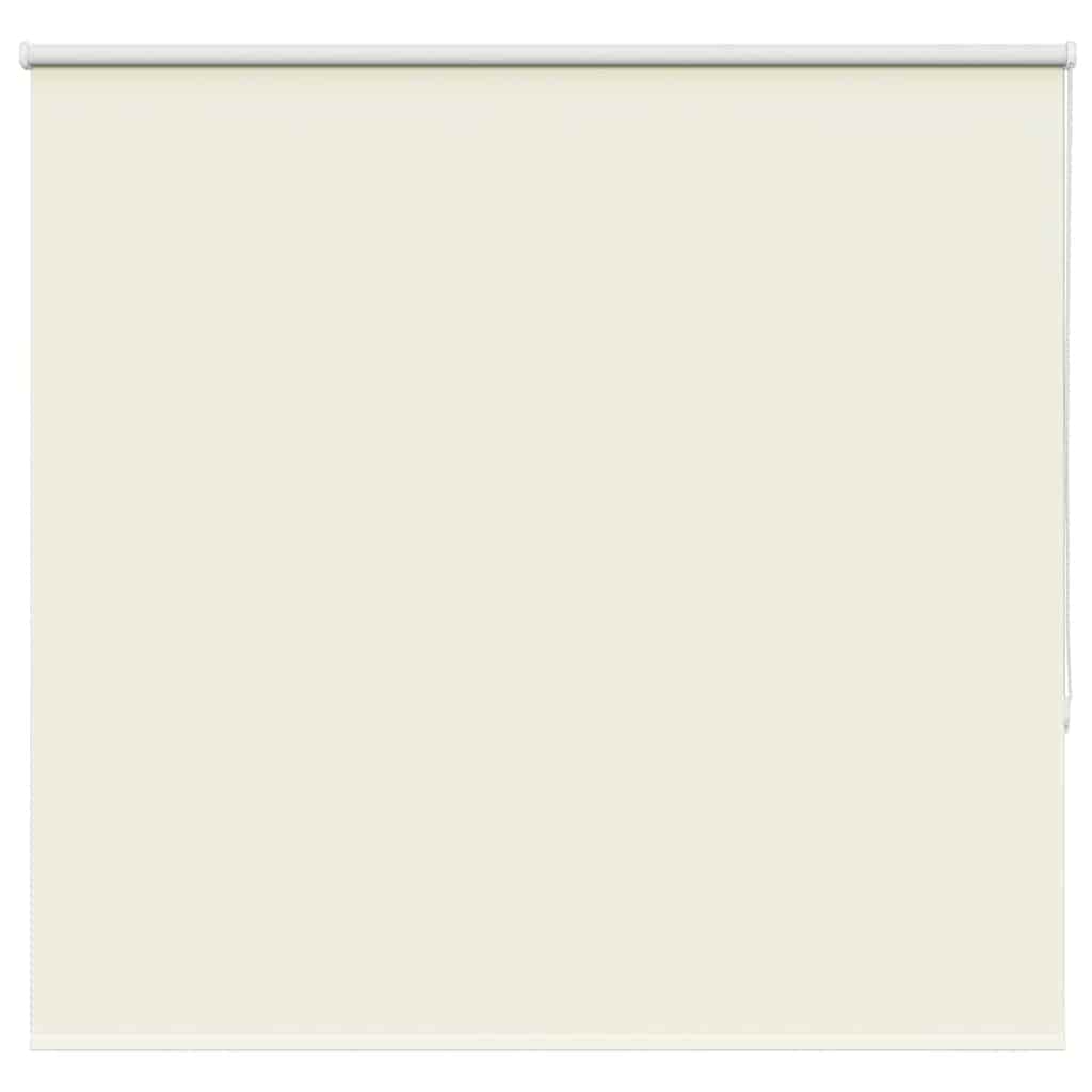 Roller Blind Blackout Off White 155x150 cm Fabric Width 151.6 cm Polyester