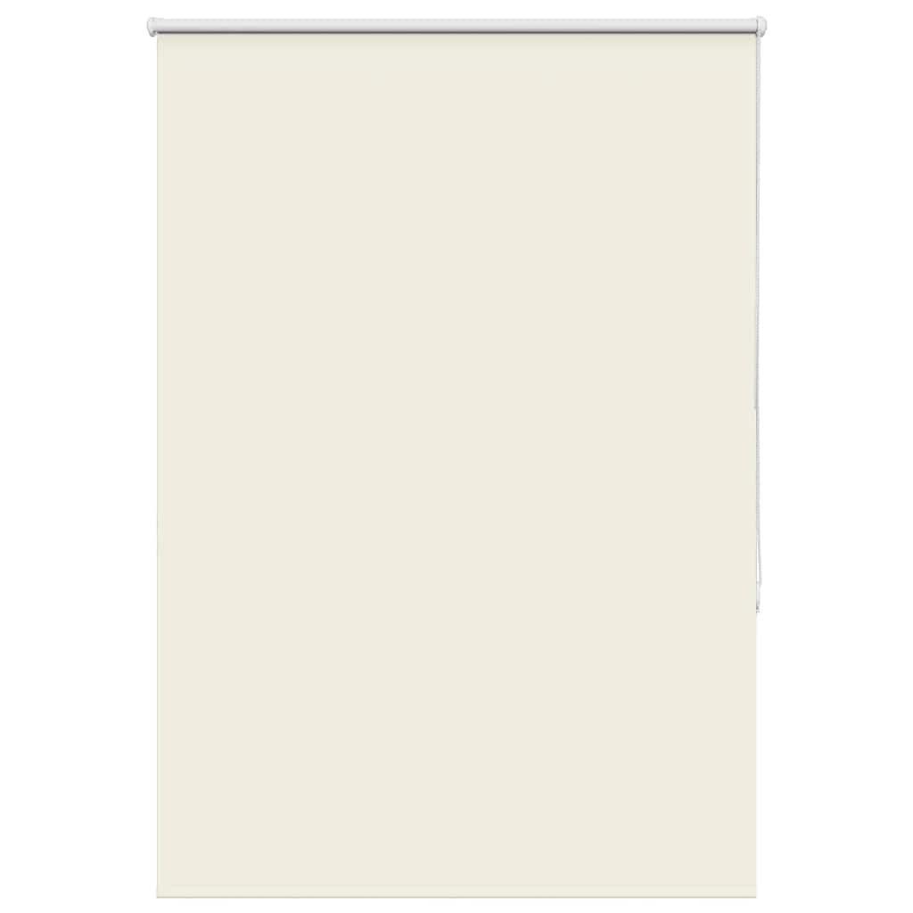 Roller Blind Blackout Off White 100x175 cm Fabric Width 95.7 cm Polyester
