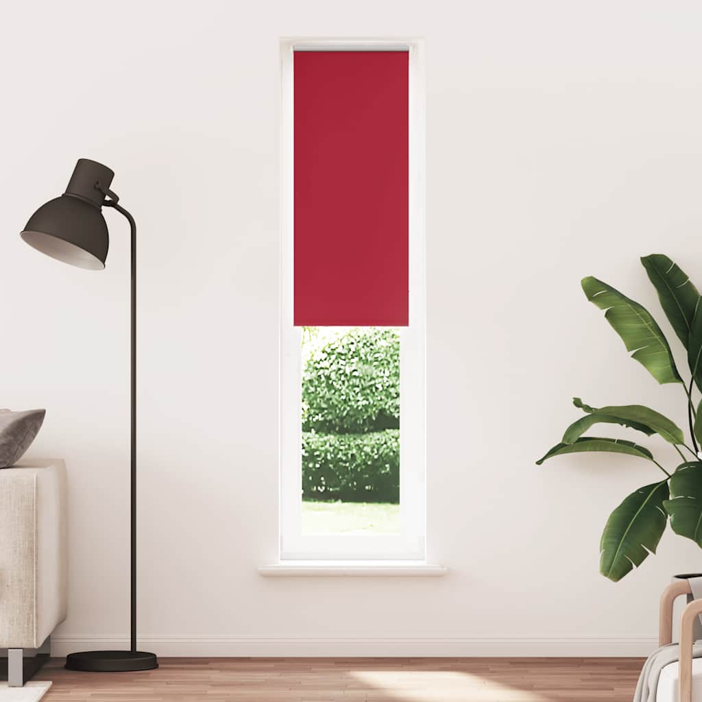 Roller Blind Blackout Red 55x210 cm Fabric Width 50.7 cm Polyester