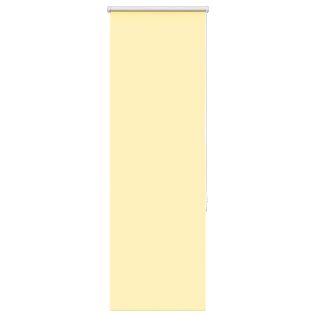 Roller Blind Blackout Yellow 60x150 cm Fabric Width 55.7 cm Polyester