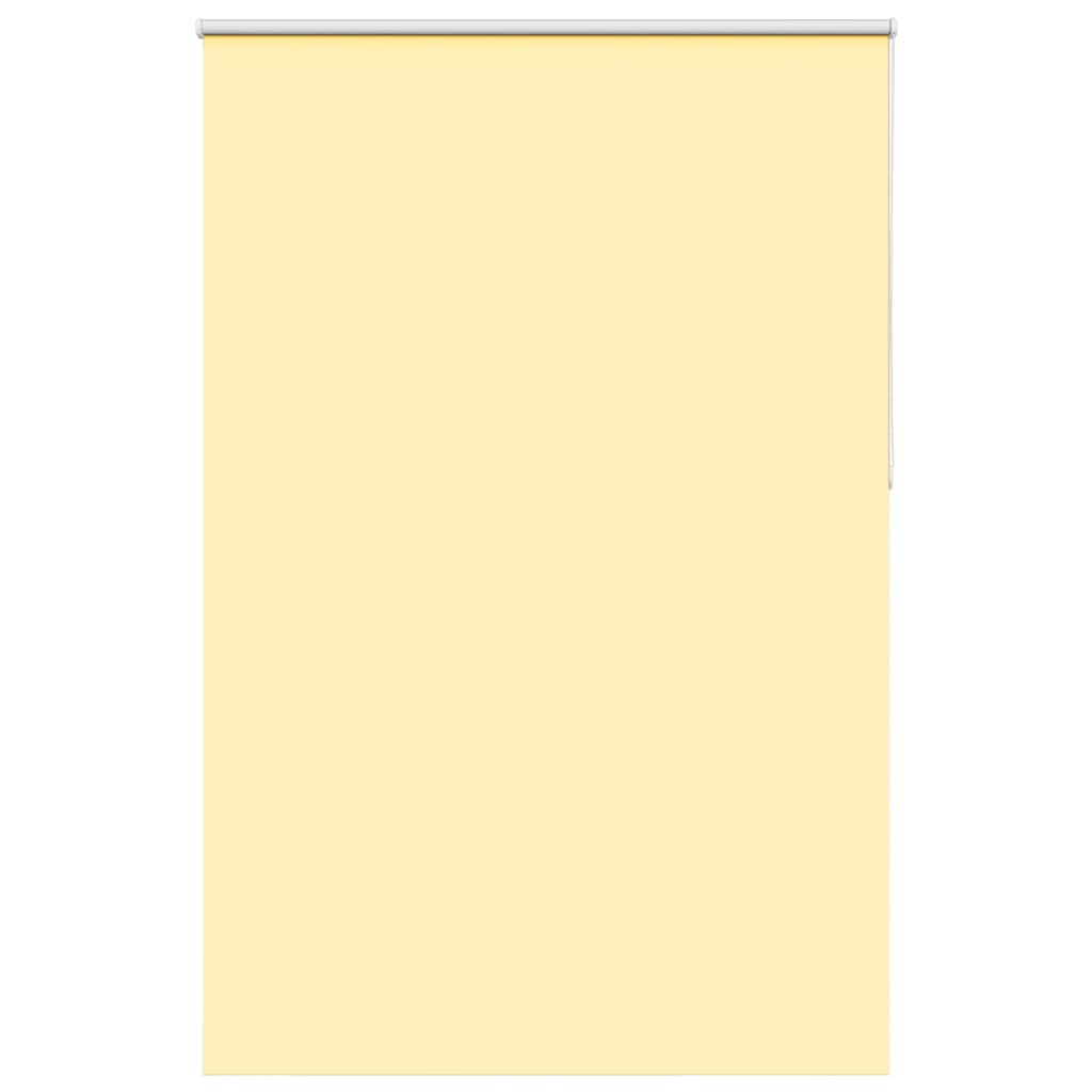 Roller Blind Blackout Yellow 145x210 cm Fabric Width 141.6 cm Polyester